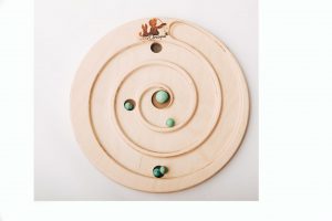 Gioco biglie con retro lavagna