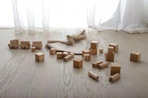 Gioco mattoncini in legno per costruzioni - immagine 2