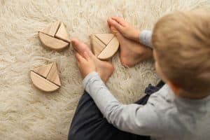 Set barchette in legno