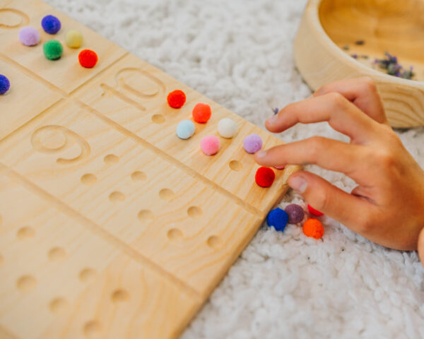 Tavola prescrittura numeri 0/9 e quantità - immagine 1