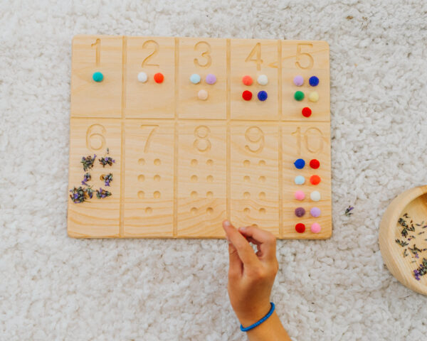 Tavola prescrittura numeri 0/9 e quantità - immagine 13