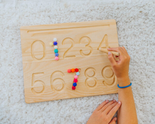 Tavola prescrittura numeri 0/9 e quantità - immagine 9