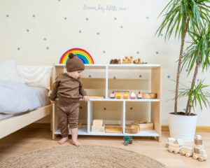 Mobile portagiochi Montessori - immagine 4