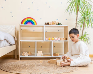 Mobile portagiochi Montessori - immagine 7